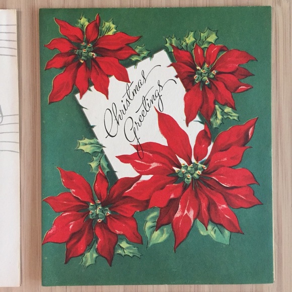 50s Lithograph Christmas Cards - Picture 4 of 7